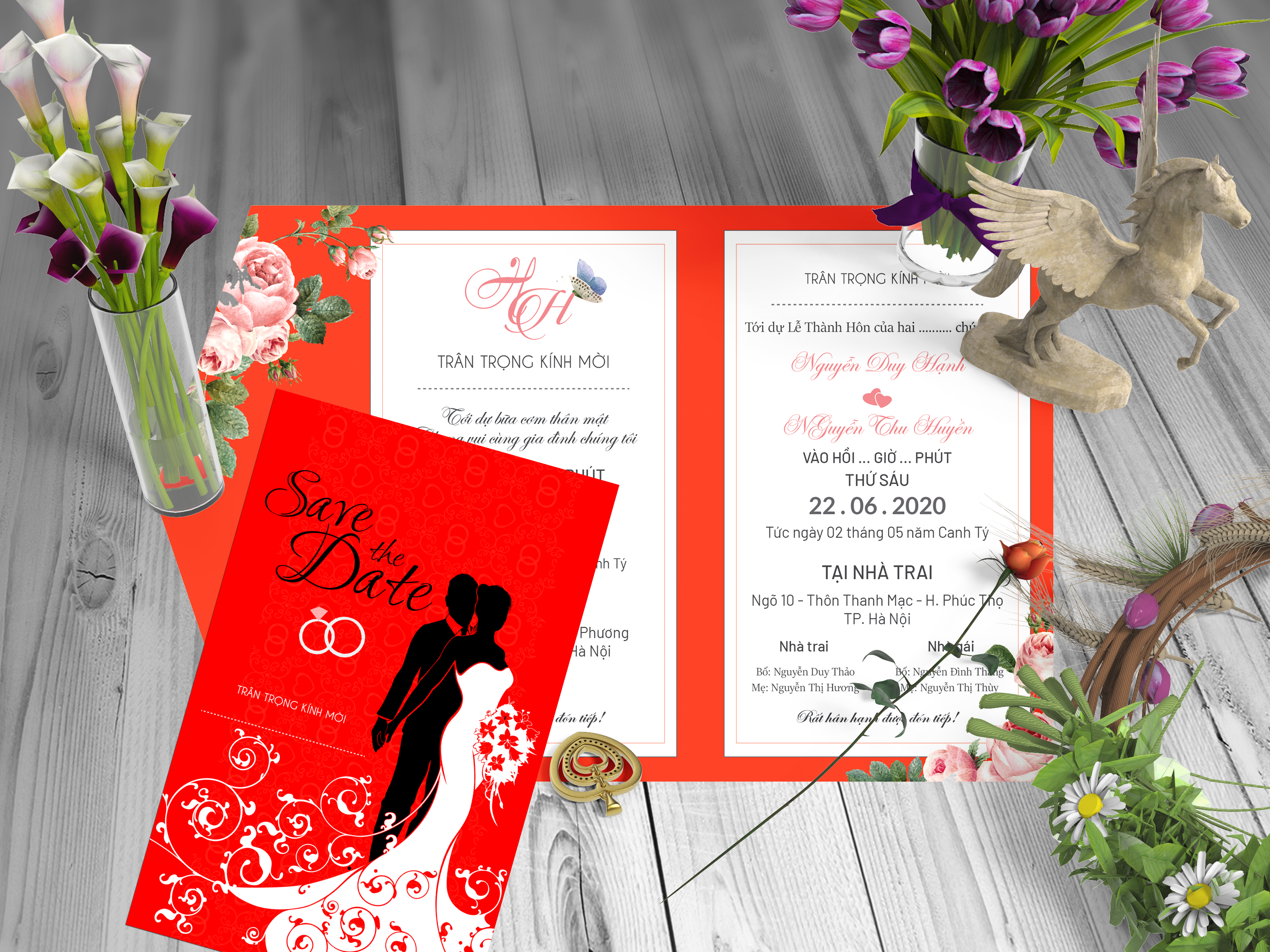 Mẫu thiệp cưới đẹp 22  Wedding Invitation file CDR  Diễn đàn chia sẻ  file thiết kế đồ họa miễn phí