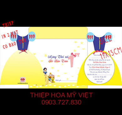 20 mẫu thiệp thôi nôi cho bé gái đẹp nhất 2020 - Thiệp Hoa Mỹ Việt