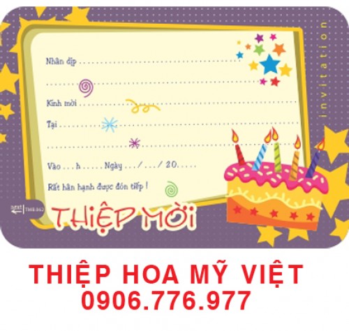 Mẫu thiệp mời thôi nôi, sinh nhật giá rẻ-14