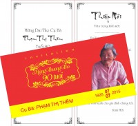 Thiệp Mời Mừng Thọ