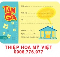 Thiệp Mời Tân Gia