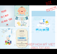 Thiệp Mời Thôi Nôi